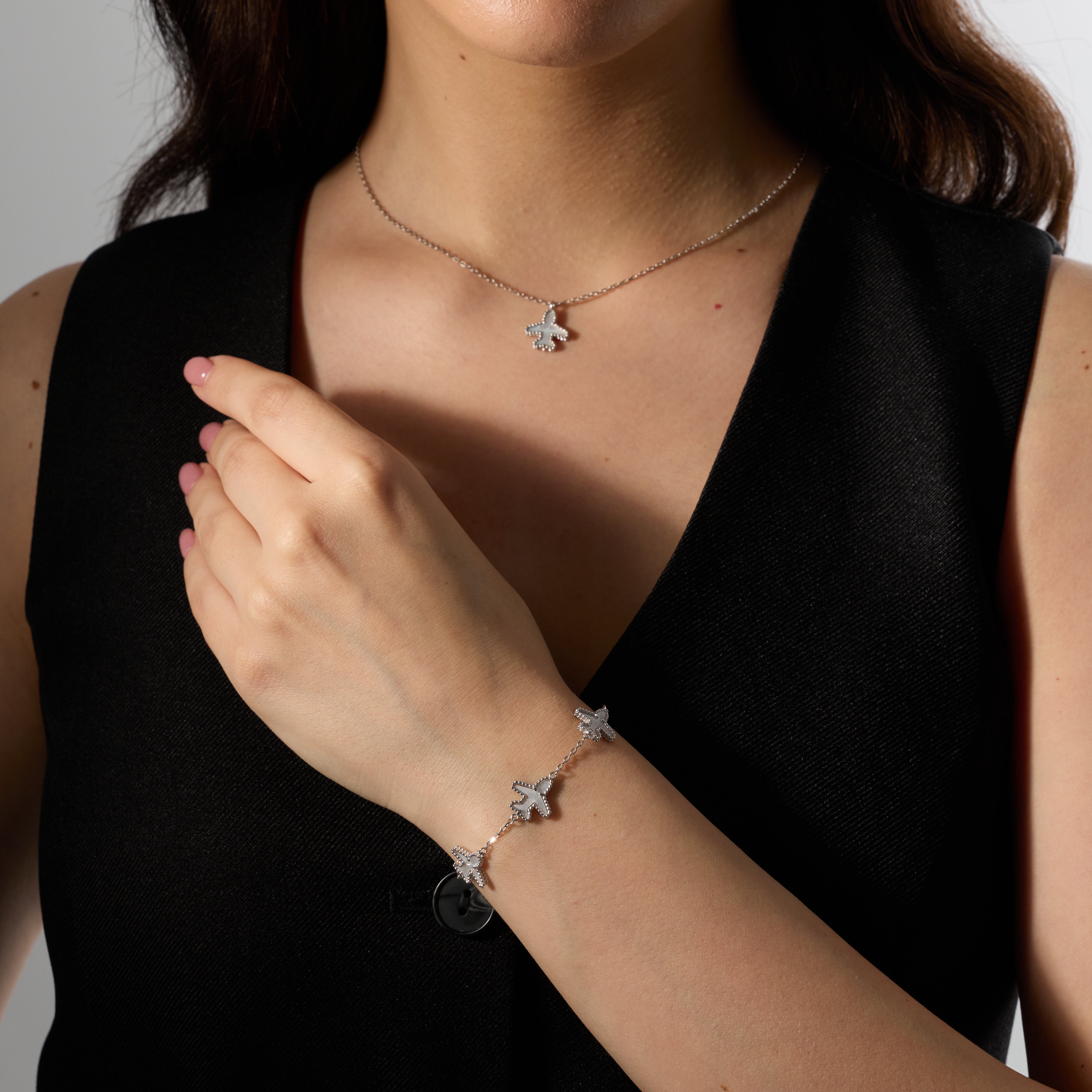 Skylight Silver Aviation Bracelet