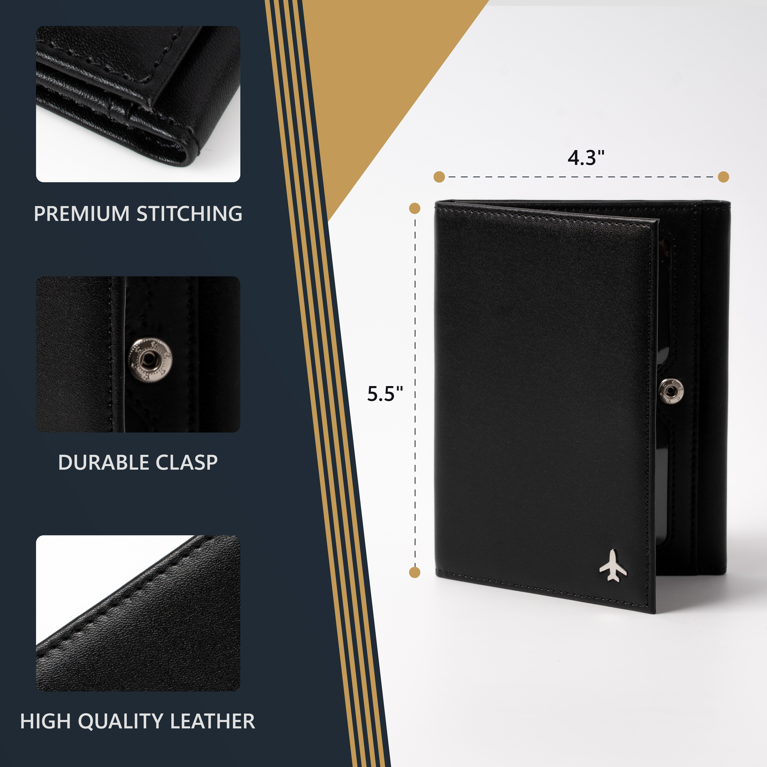 Pilot Document Holder V1 (Vegetable-Tanned Premium Leather)