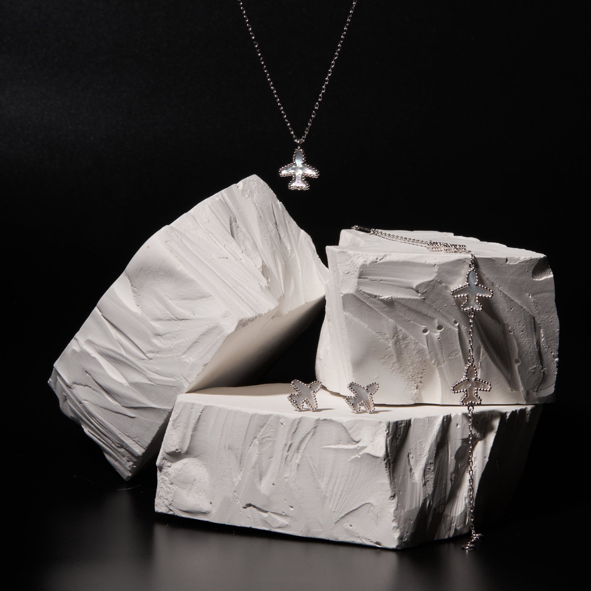 Skylight silver Earrings