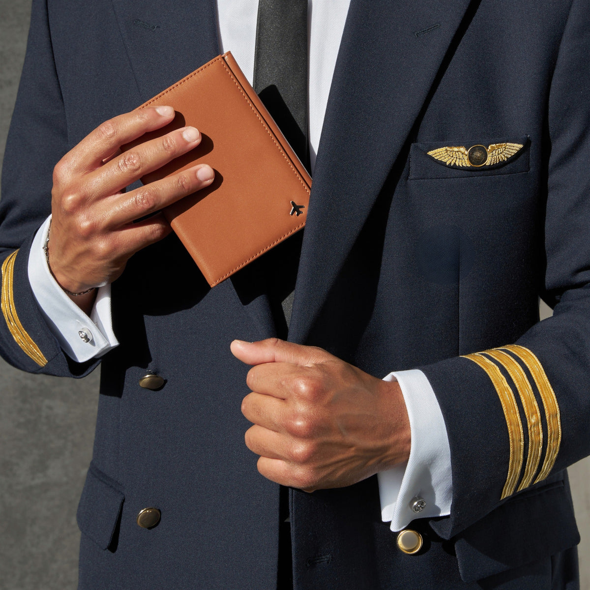 Pilot Document Holder V1 - Brown