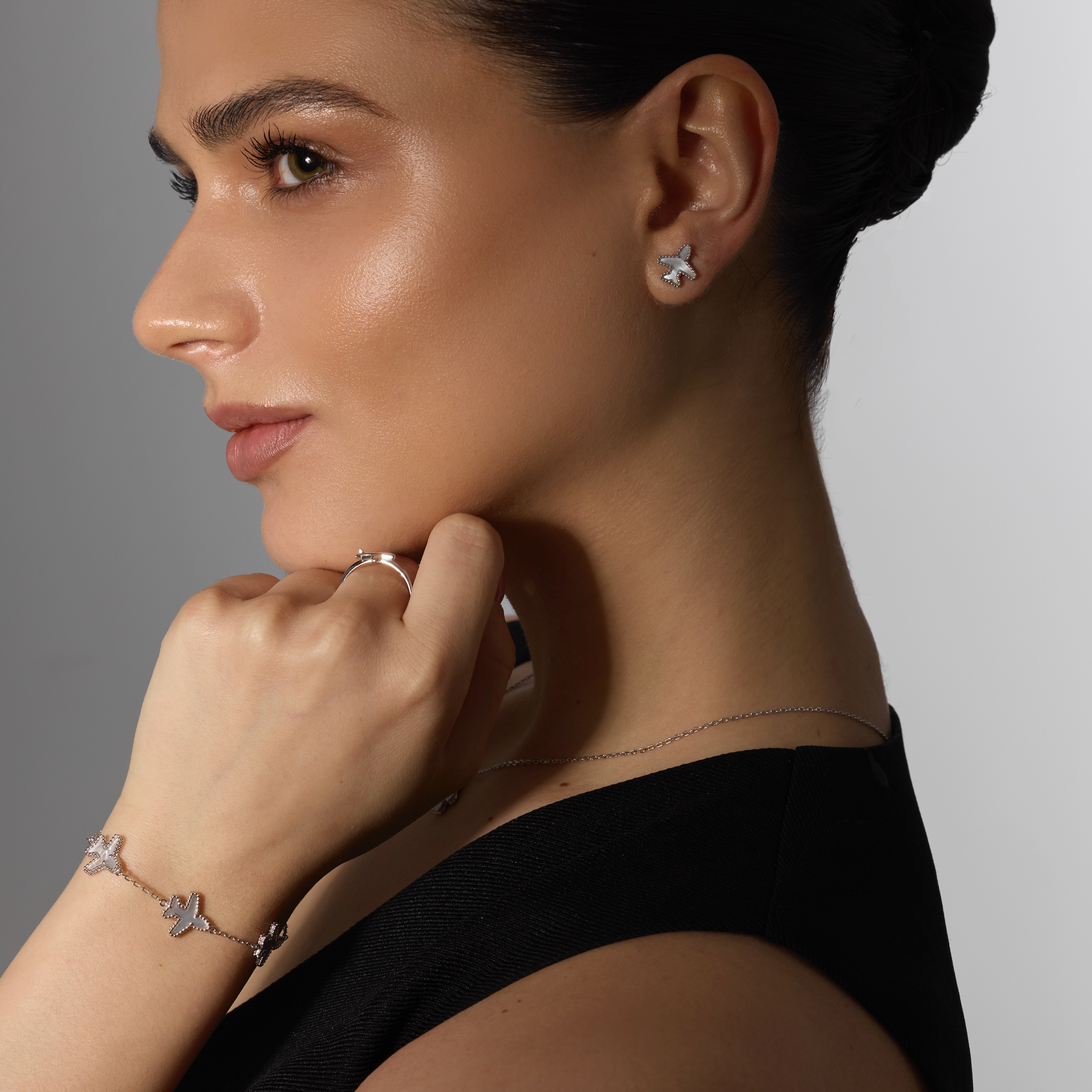 Skylight silver Earrings