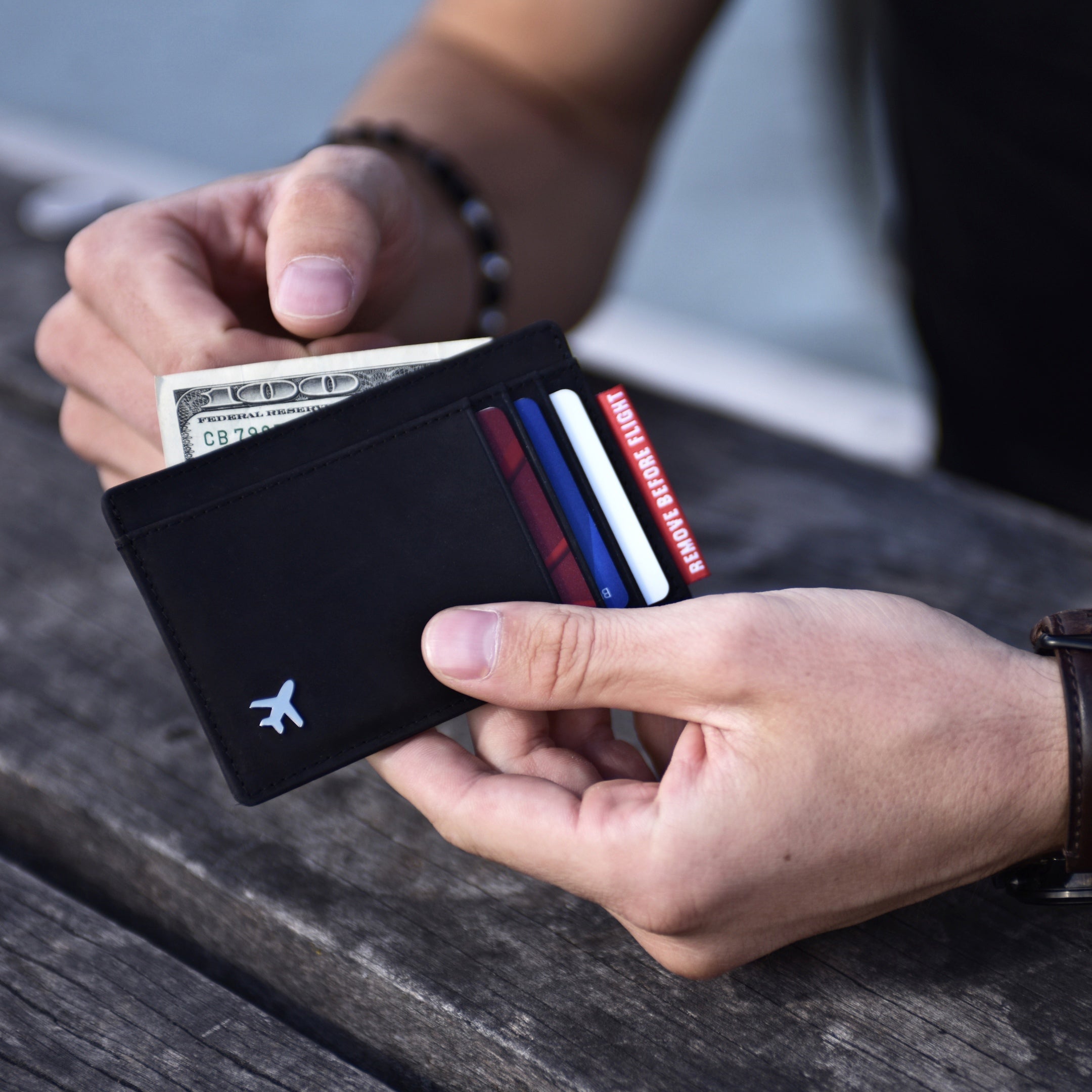 Aviators Leather Wallet